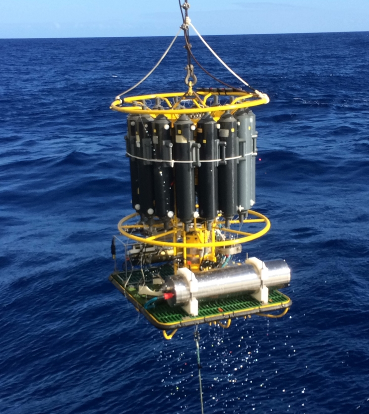 CTD installée sur une rosette